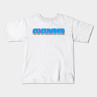 Blue Cucumber Kids T-Shirt